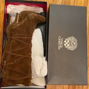 VInce Camuto Brown Suede boots  Size 9.5